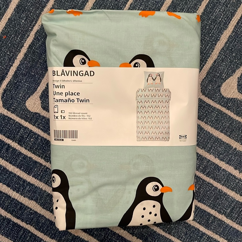 IKEA Twin Duvet Cover + Pillow Case